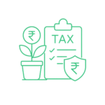 Tax saving investments icon