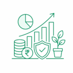Wealth management icon representing financial planning services