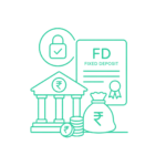 Fixed deposit investment icon