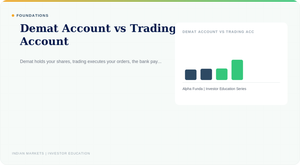 Demat Account vs Trading Account: The Difference, Explained