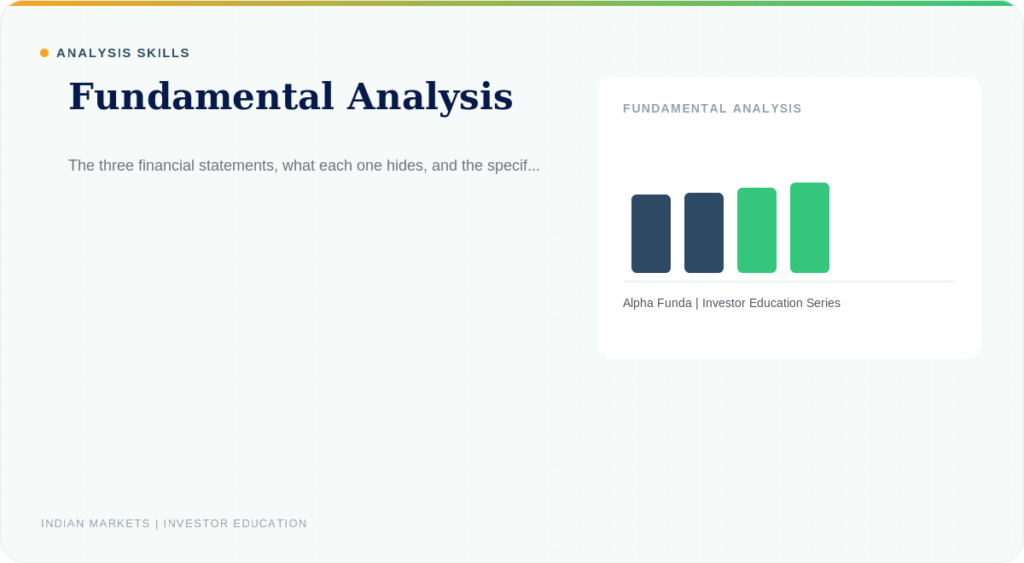 Fundamental Analysis: Reading the Three Financial Statements