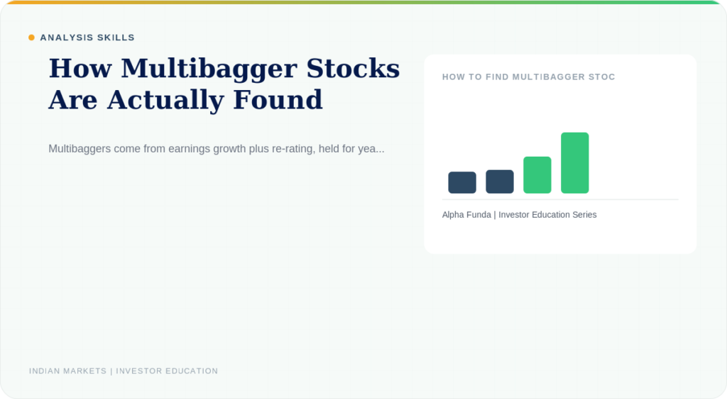 How Multibagger Stocks Are Actually Found